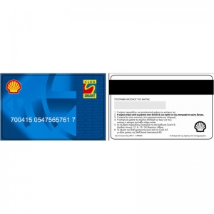Shell oil member card