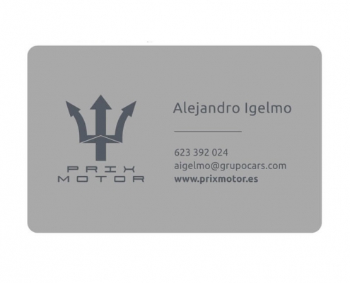 etched stainless steel card