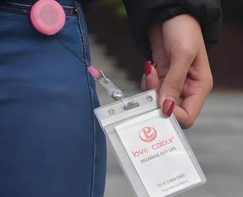 card holder with badge reel card holder with badge reel